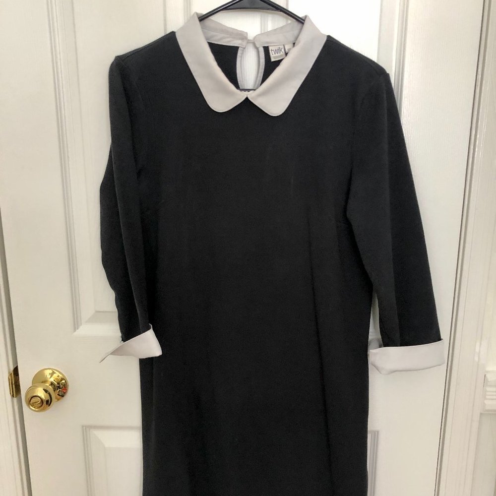 Dress black and white